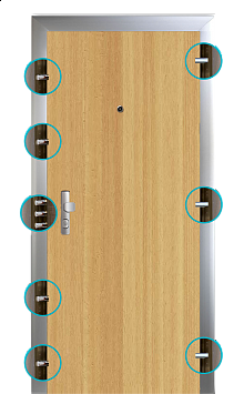 Bezpečnostní vchodové dveře 1