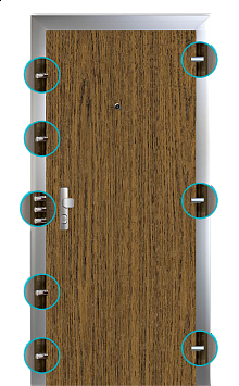 Bezpečnostní vchodové dveře do bytu