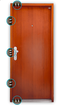 Bezpečnostní vchodové dveře